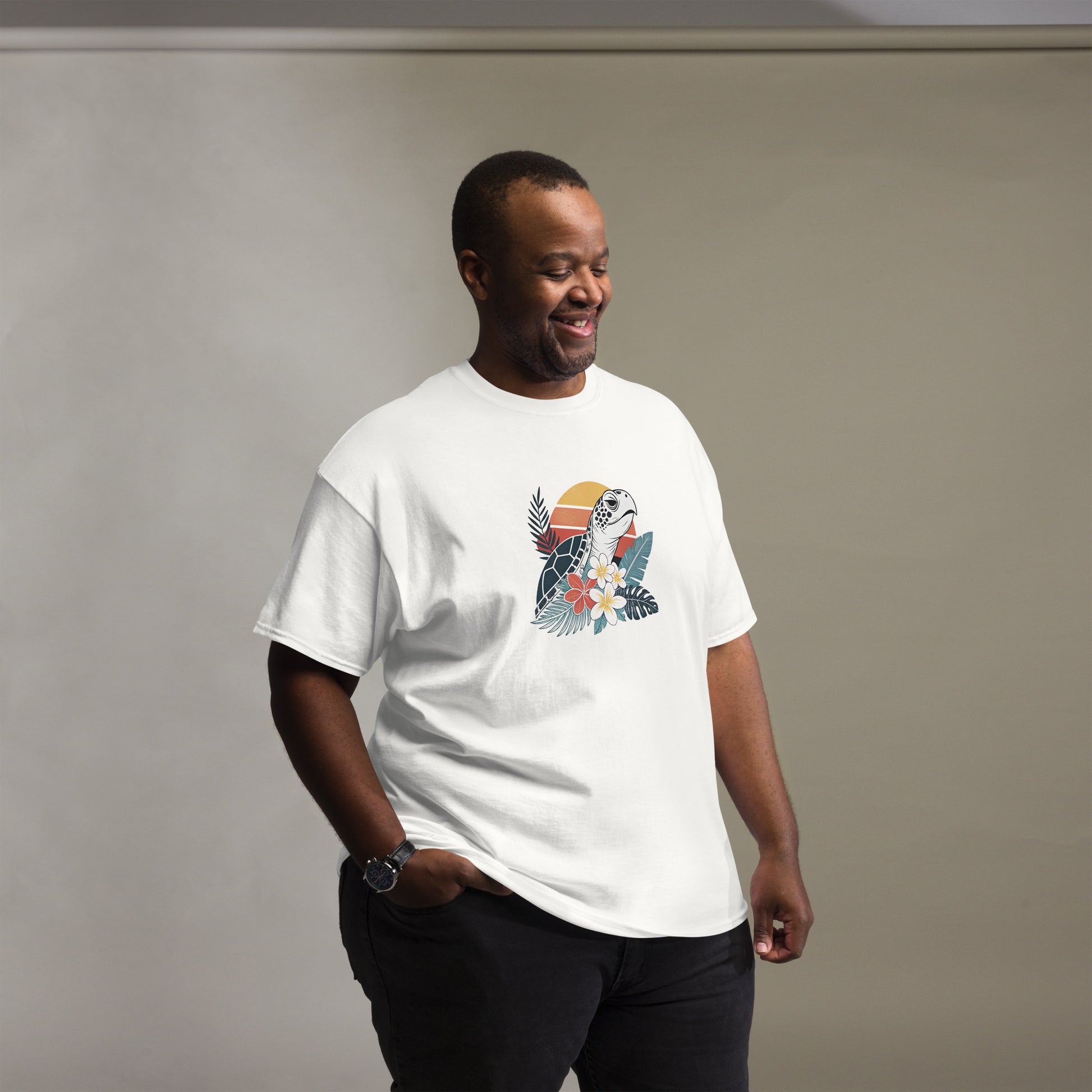 Tahiti Turtle - Unisex classic tee with print -RKM Inspiration - 70020209