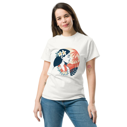 Tahiti Lady - Unisex classic tee with print -RKM Inspiration - 35202488