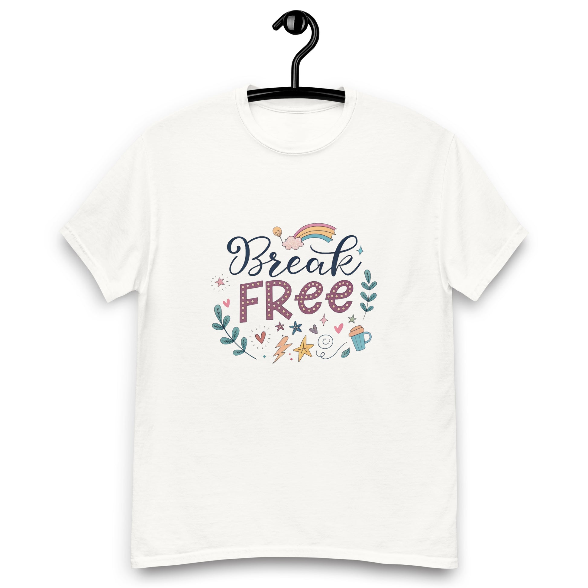 Break Free - Unisex classic tee with print -RKM Inspiration - 40026792