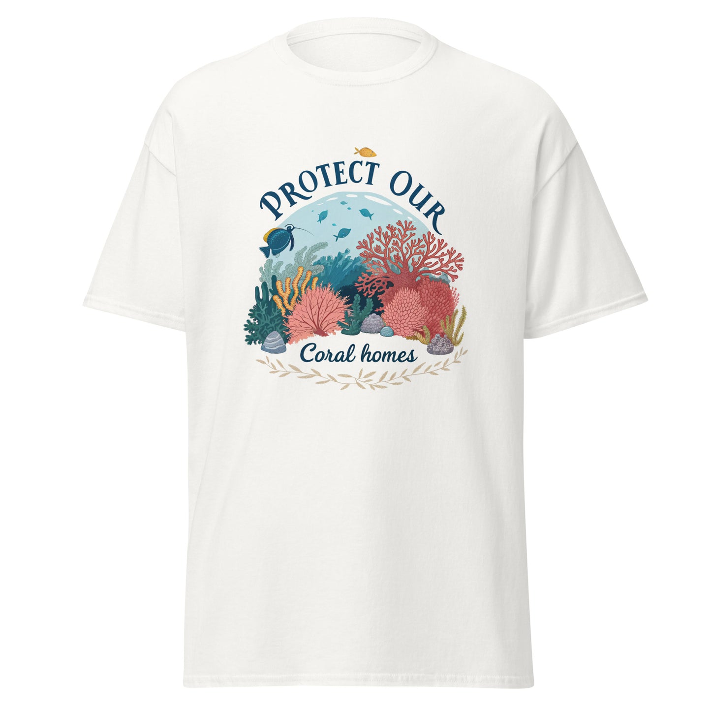 Protect Our Coral Home 2 - tee with print -RKM Inspiration - 2835991