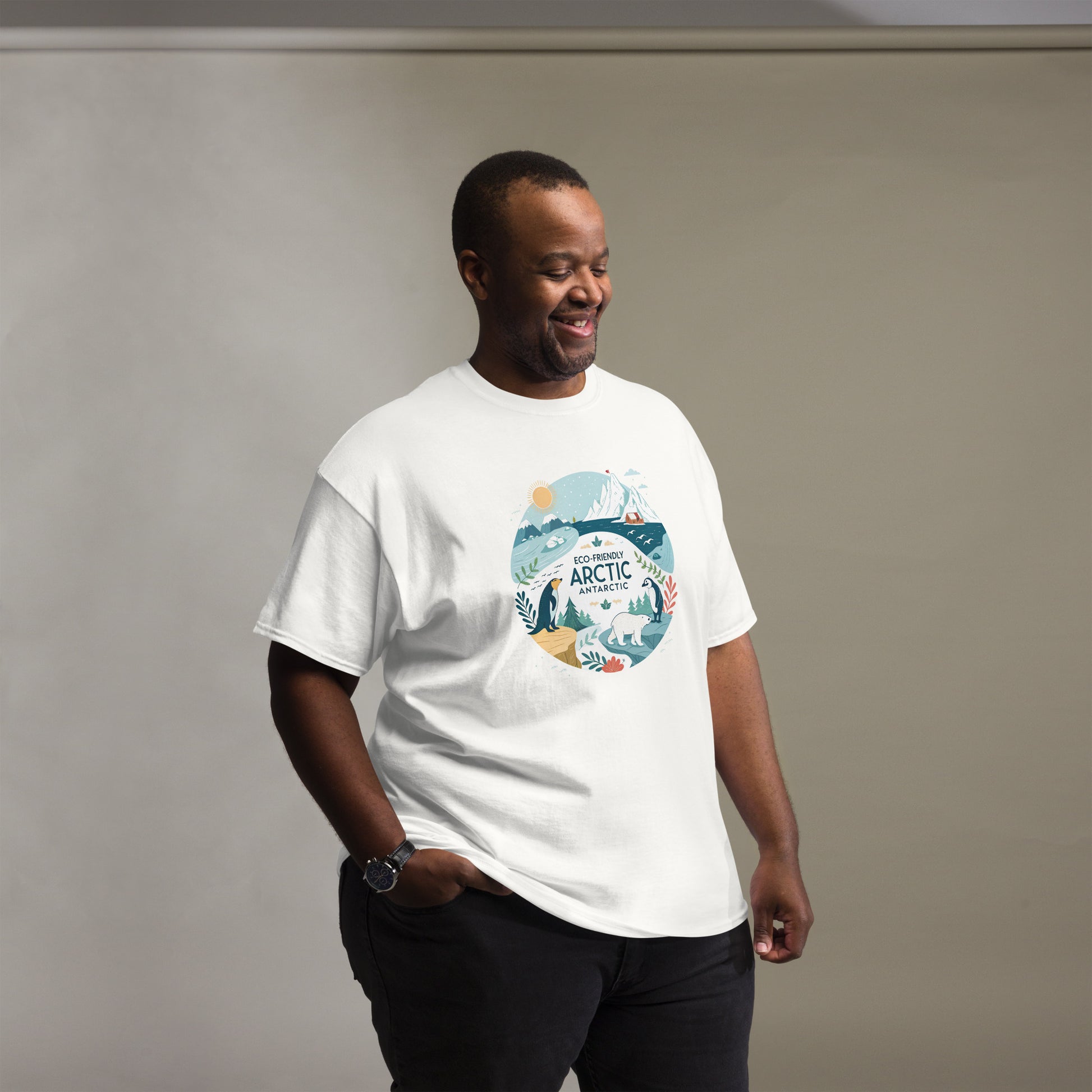 Protect the Arctic - Unisex classic tee with print -RKM Inspiration - 27667362