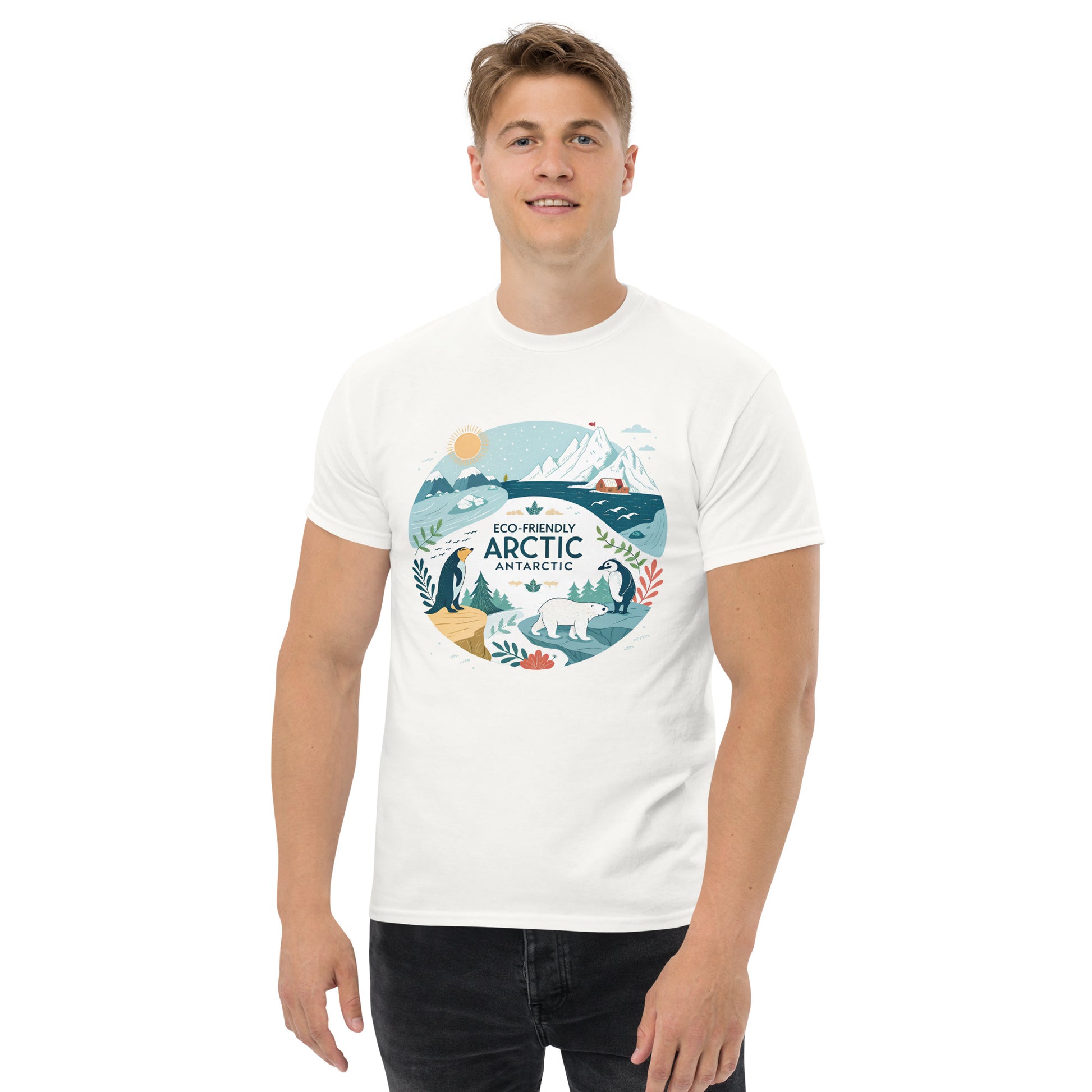 Protect the Arctic - Unisex classic tee with print -RKM Inspiration - 29501768