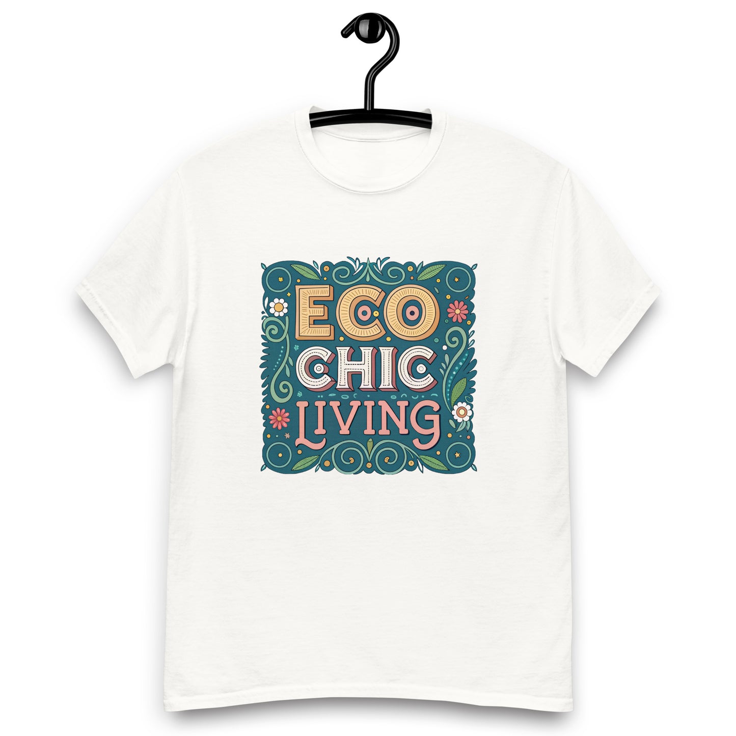 Eco Chic Living - Unisex classic tee with print -RKM Inspiration - 64427898