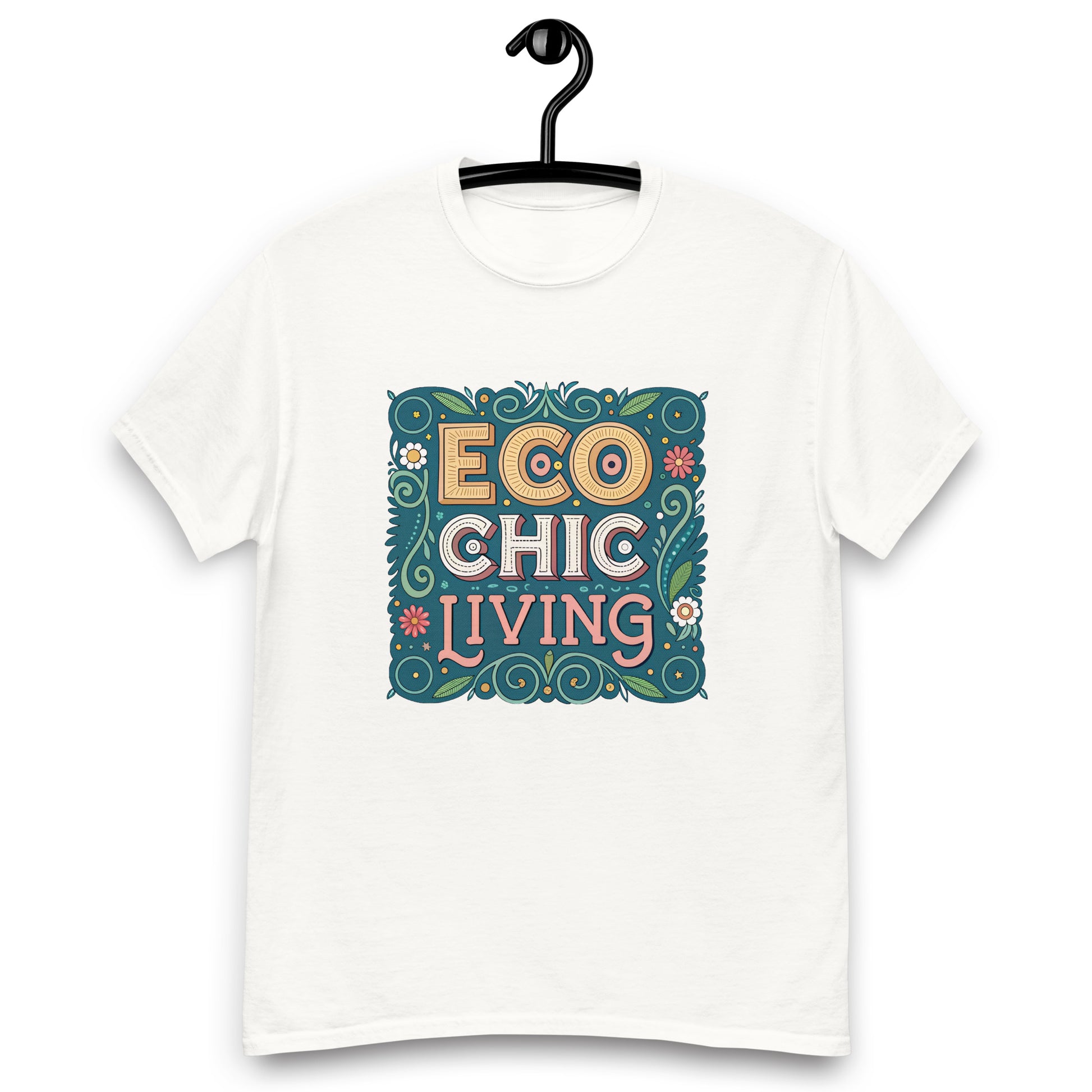 Eco Chic Living - Unisex classic tee with print -RKM Inspiration - 64427898