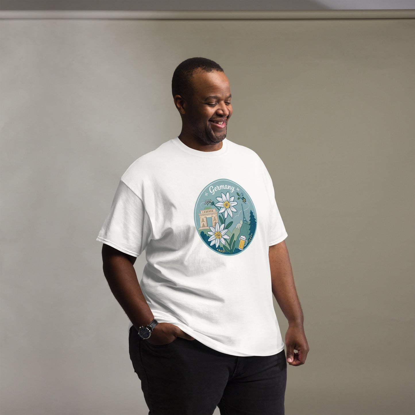 Germany - Unisex classic tee with print -RKM Inspiration - 80125511