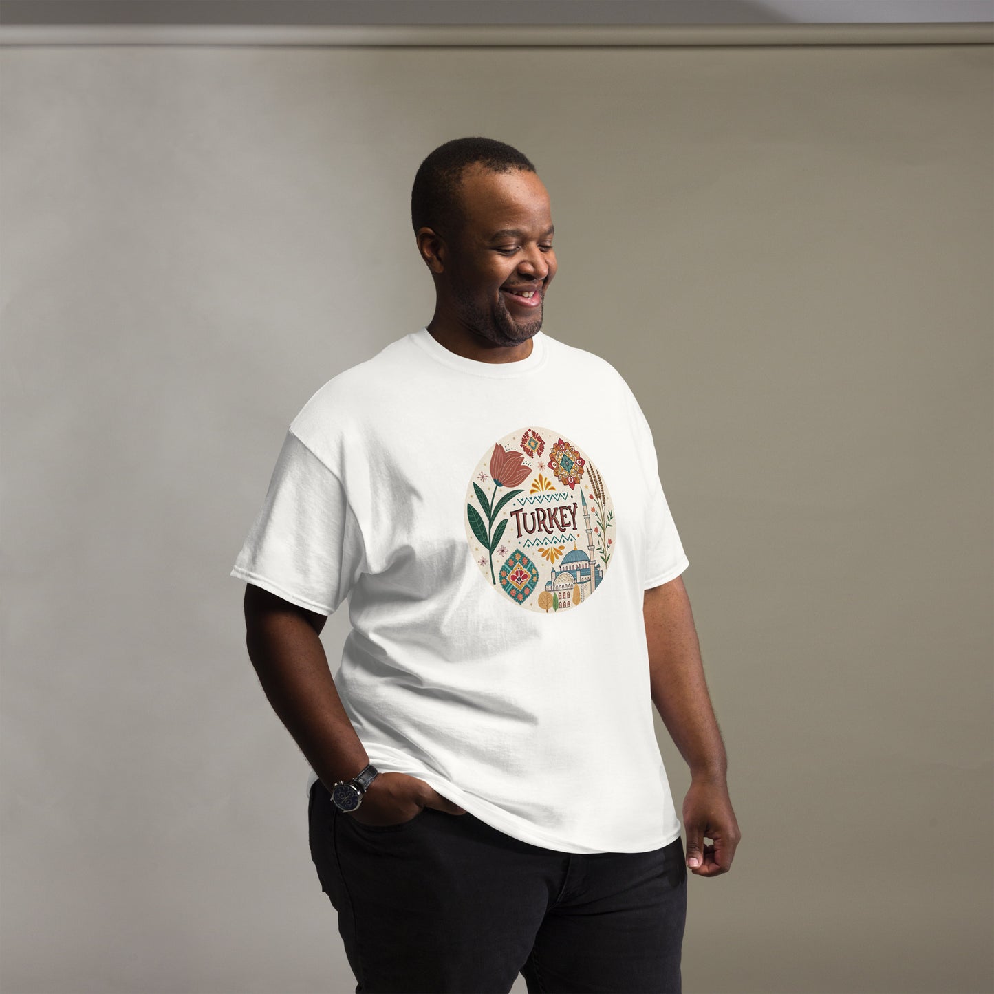 Turkey - Unisex classic tee with print -RKM Inspiration - 92691261