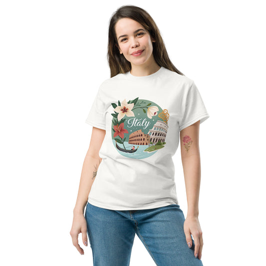 Italy - Unisex classic tee with print -RKM Inspiration - 80215945