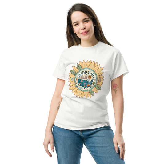 United States - Unisex classic tee with print -RKM Inspiration - 73531409