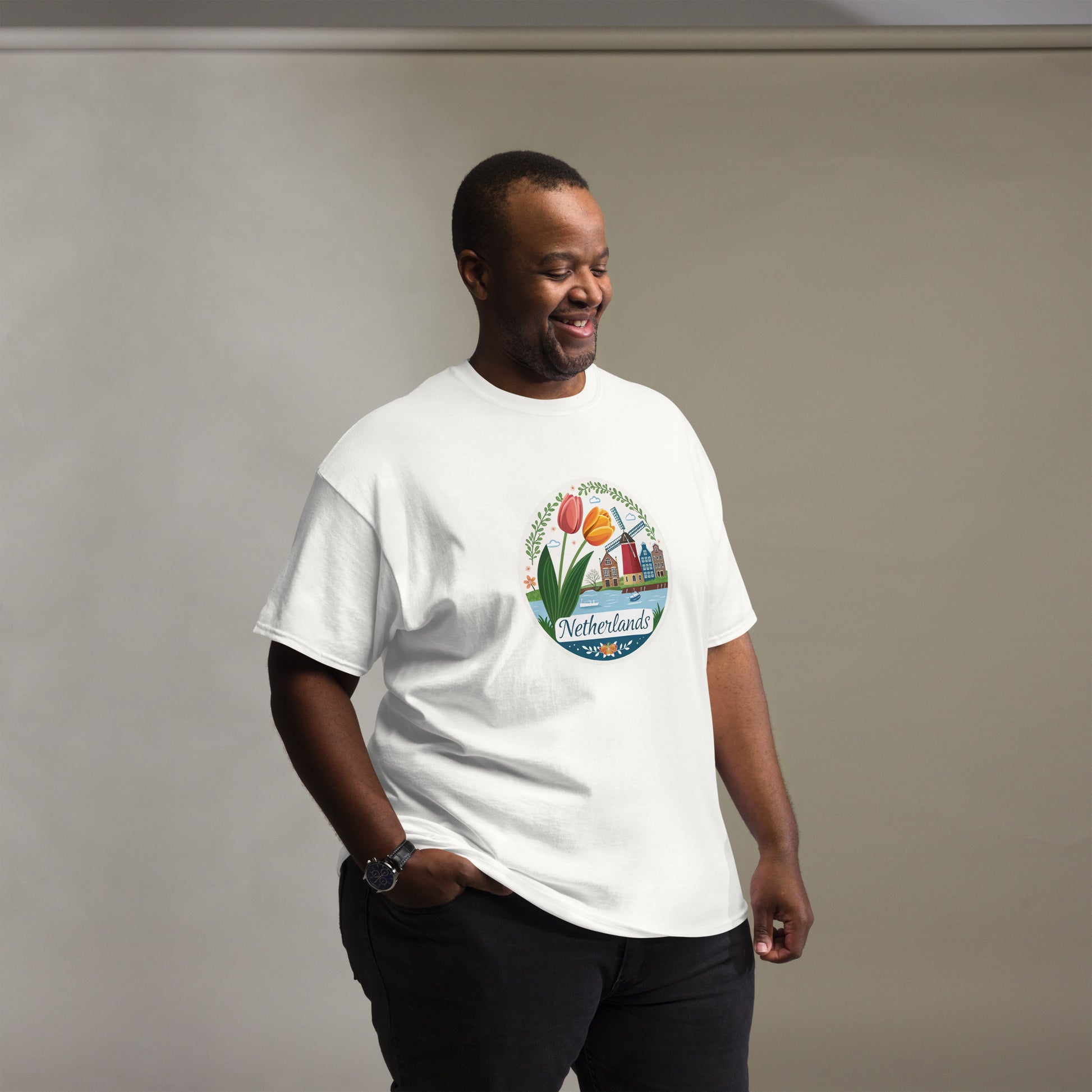 Netherlands - Unisex classic tee with print -RKM Inspiration - 77334277