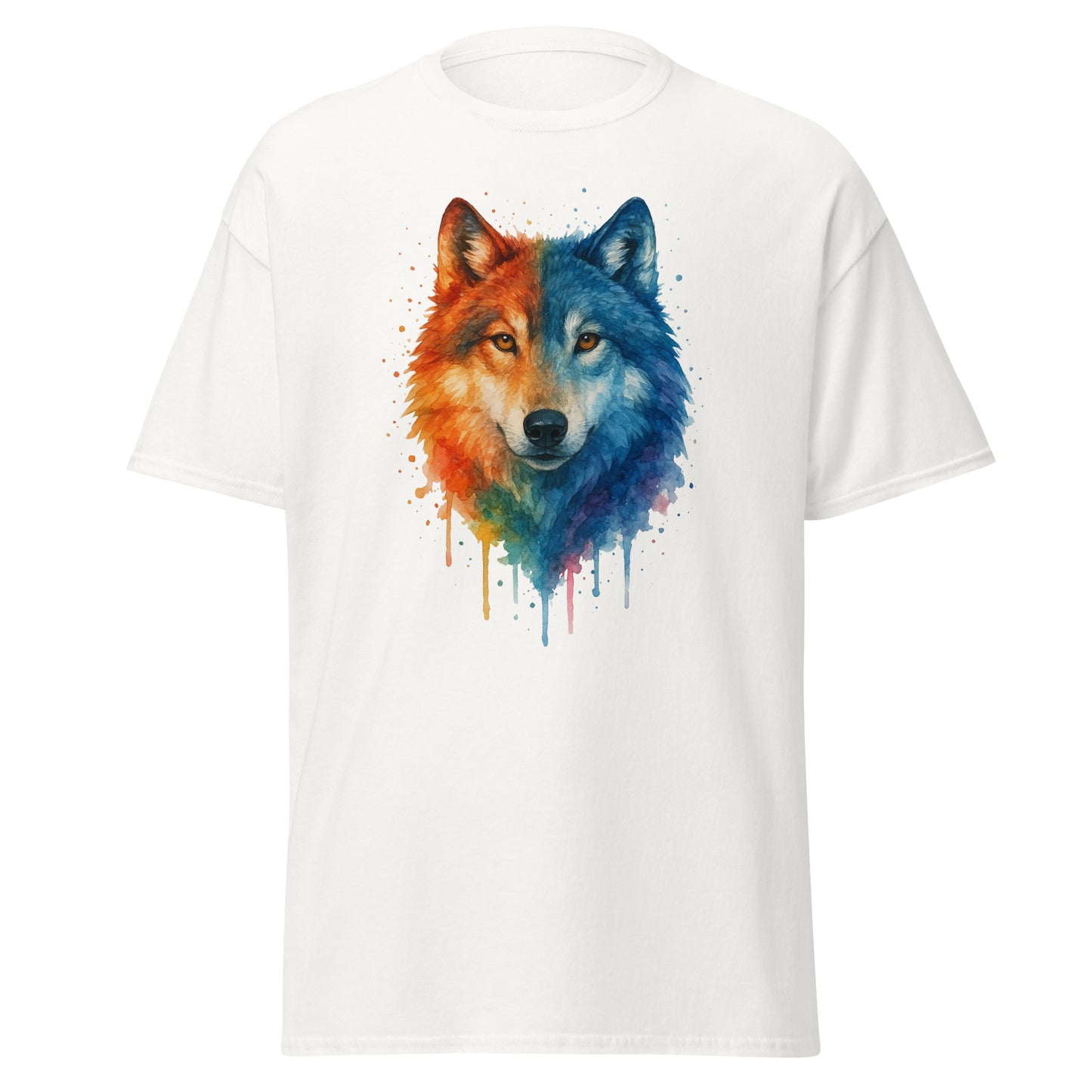 Wolf Unisex Tee - Trendy Cotton Shirt for Streetwear Style -RKM Inspiration - 19249820