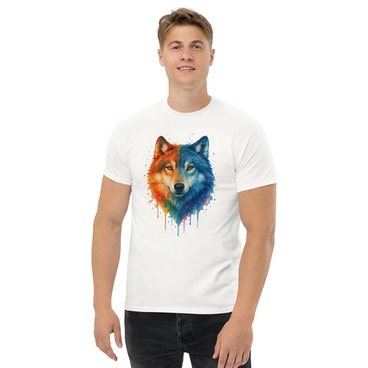 Wolf Unisex Tee - Trendy Cotton Shirt for Streetwear Style -RKM Inspiration - 45726119