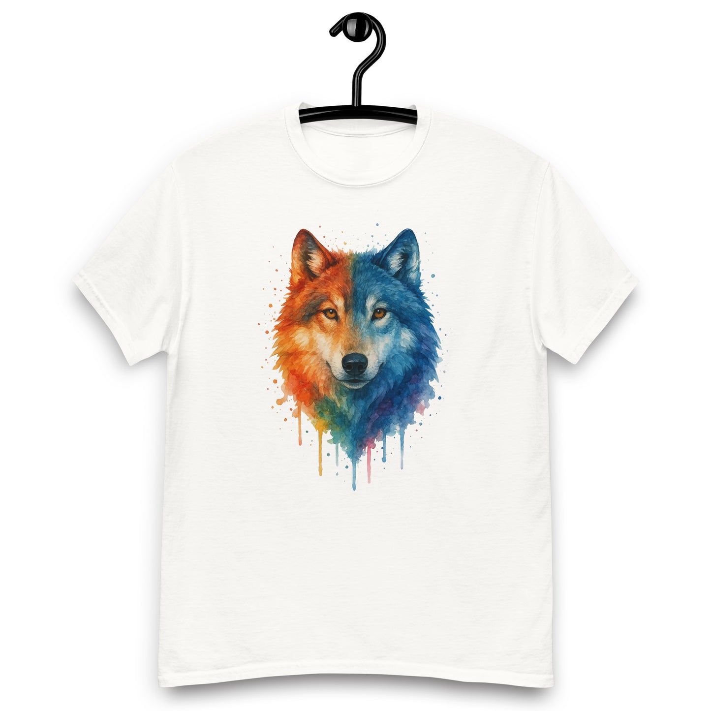 Wolf Unisex Tee - Trendy Cotton Shirt for Streetwear Style -RKM Inspiration - 80468948