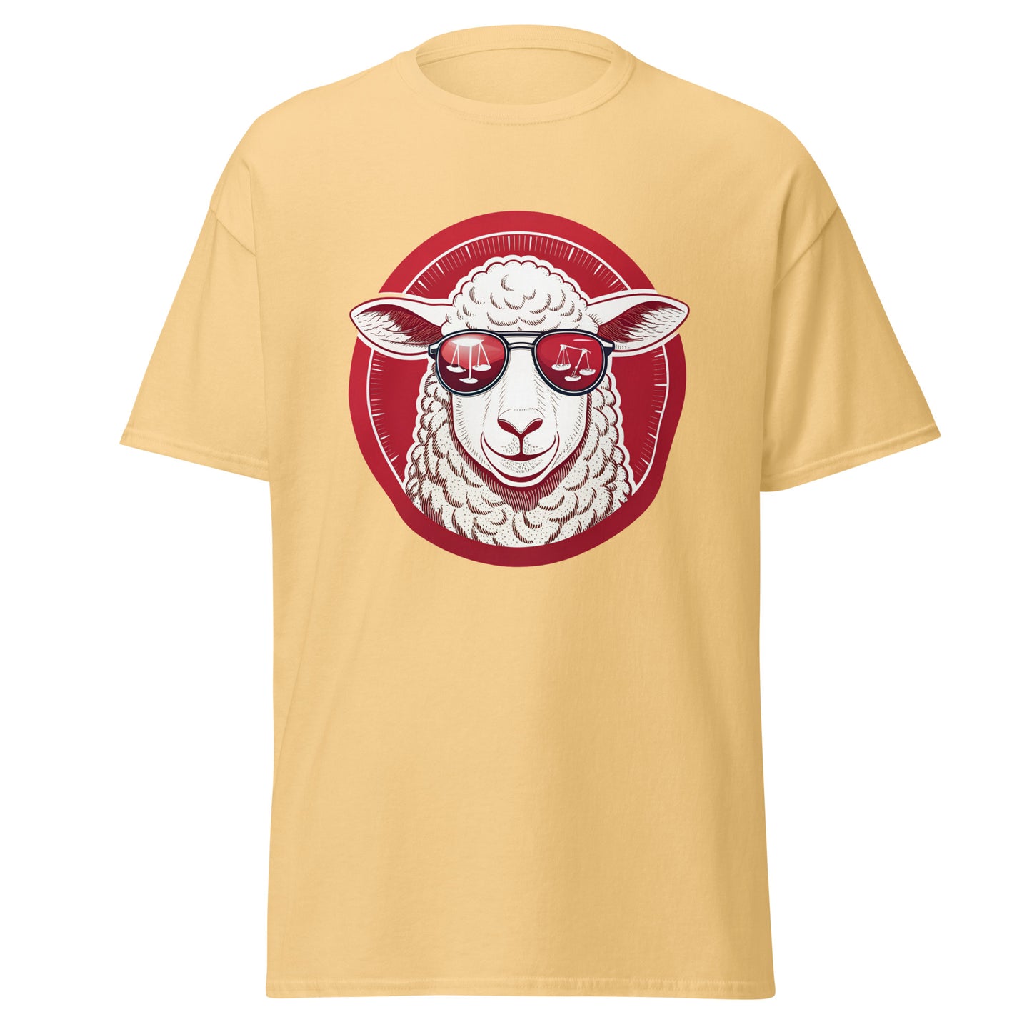 Christian Inspirational T-Shirt - Truth and Justice Lamb -RKM Inspiration - 64057092