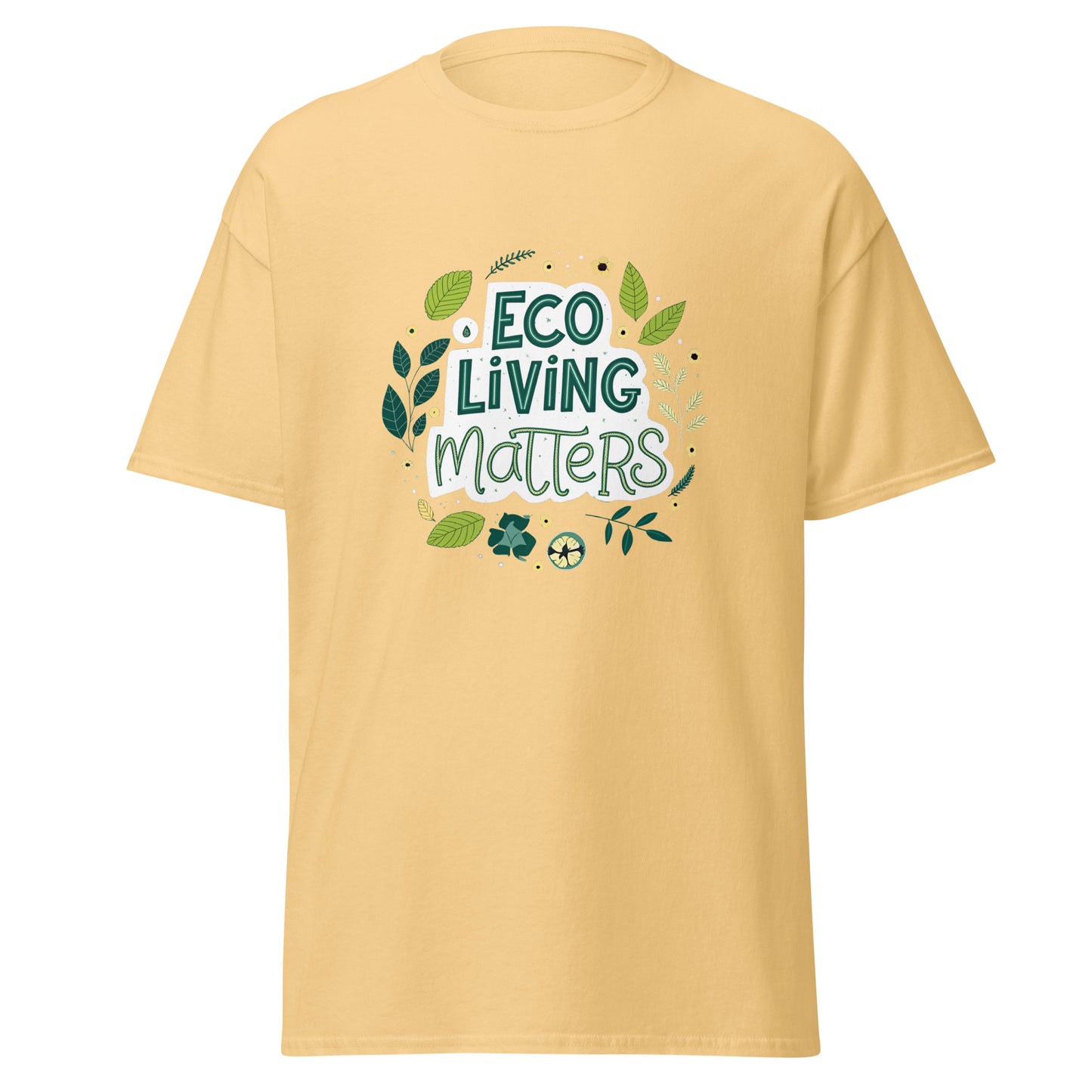 Eco Living Matters Tee with Print -RKM Inspiration - 37246844