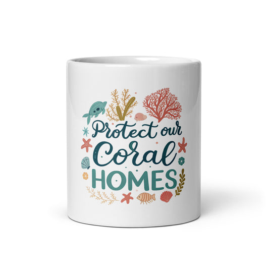 Protect Our Coral Home - Mug with print