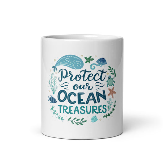 Protect Our Oceans - Mug with print -RKM Inspiration - 66866777