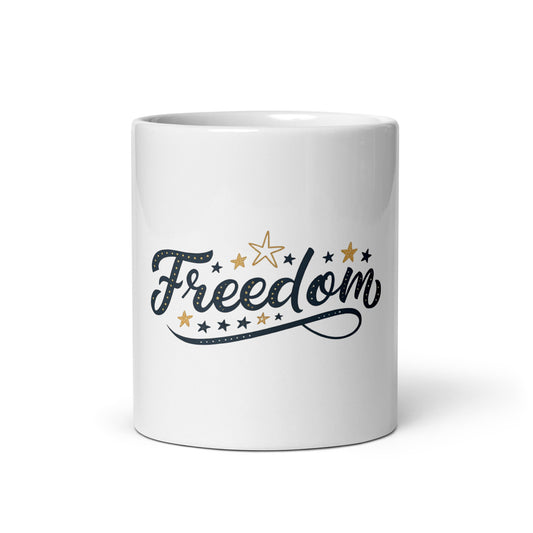 Freedom Mug with Print - Stylish, Durable & Dishwasher Safe -RKM Inspiration - 51095786