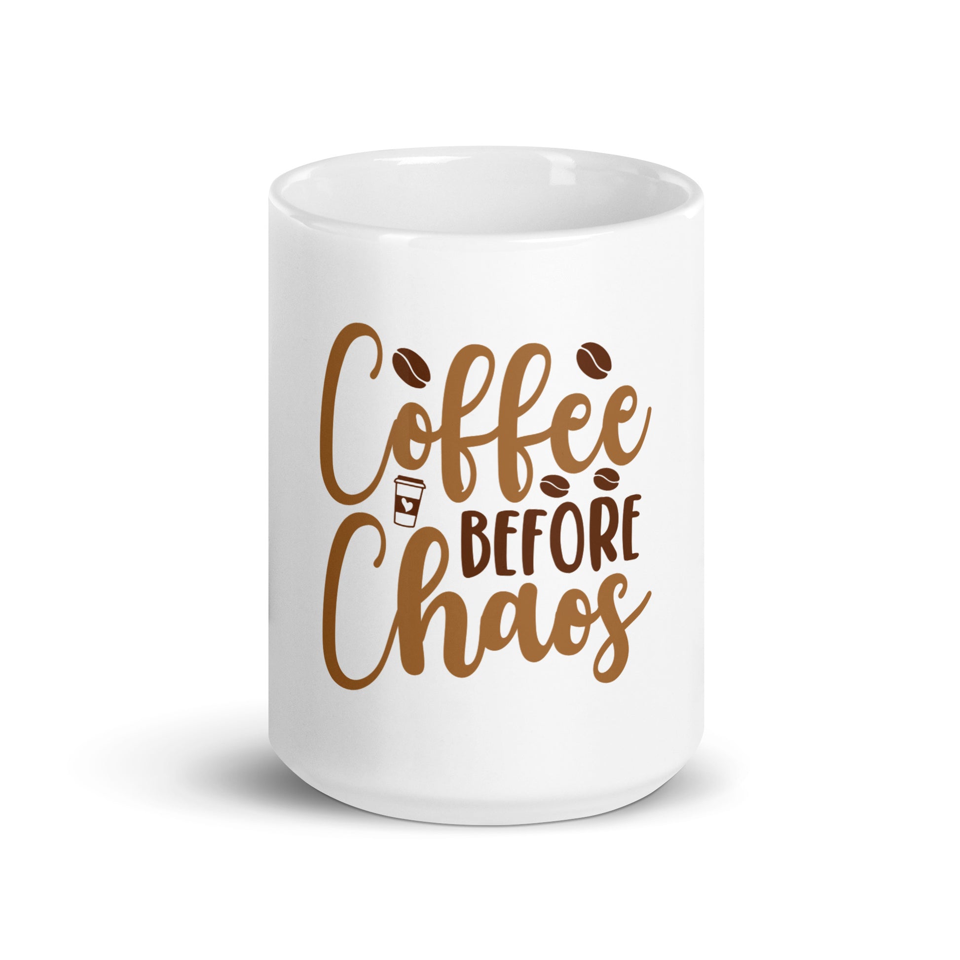 Coffee Before Chaos Mug – Funny Printed Coffee Cup -RKM Inspiration - 16179678