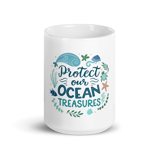 Protect Our Oceans - Mug with print