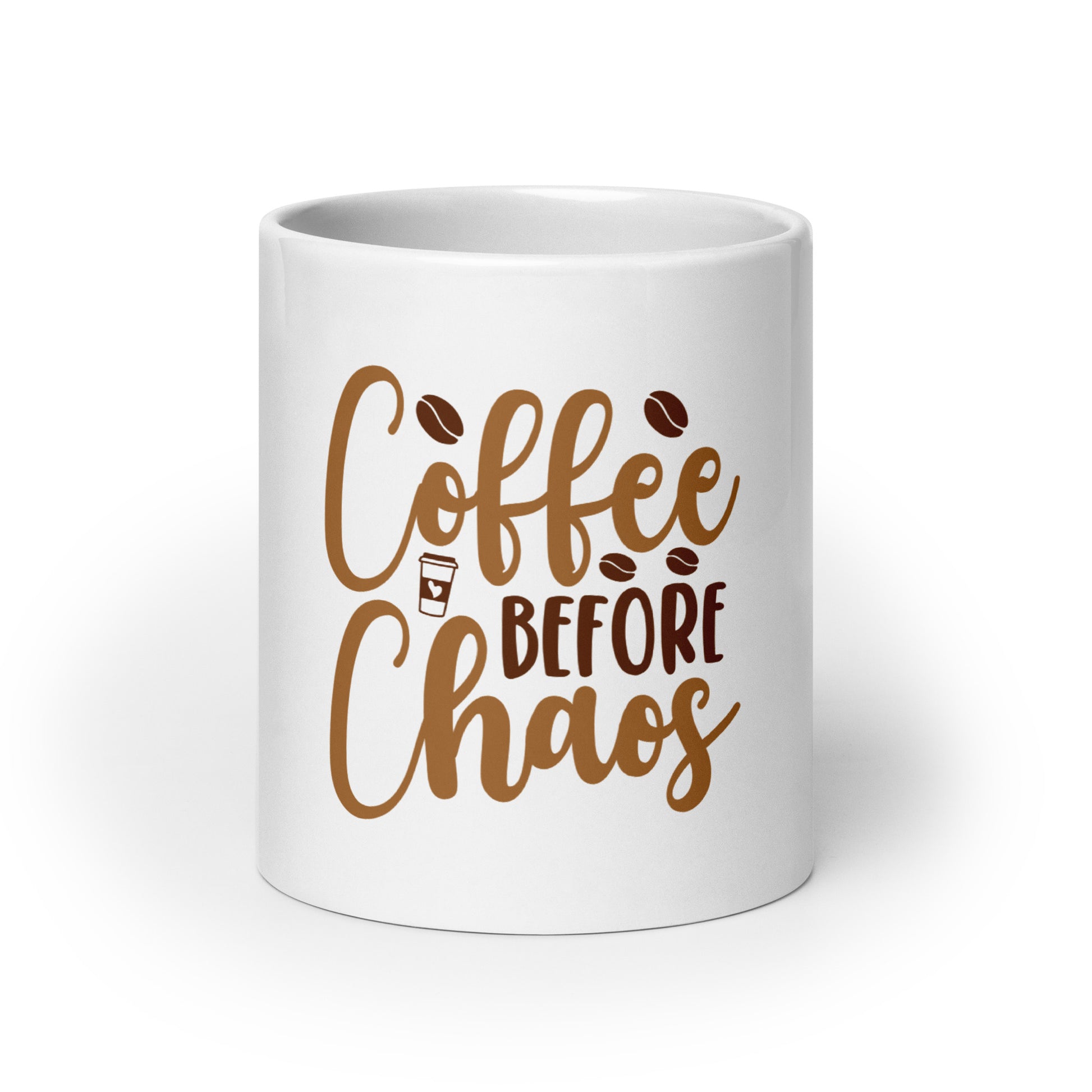 Coffee Before Chaos Mug – Funny Printed Coffee Cup -RKM Inspiration - 69518347