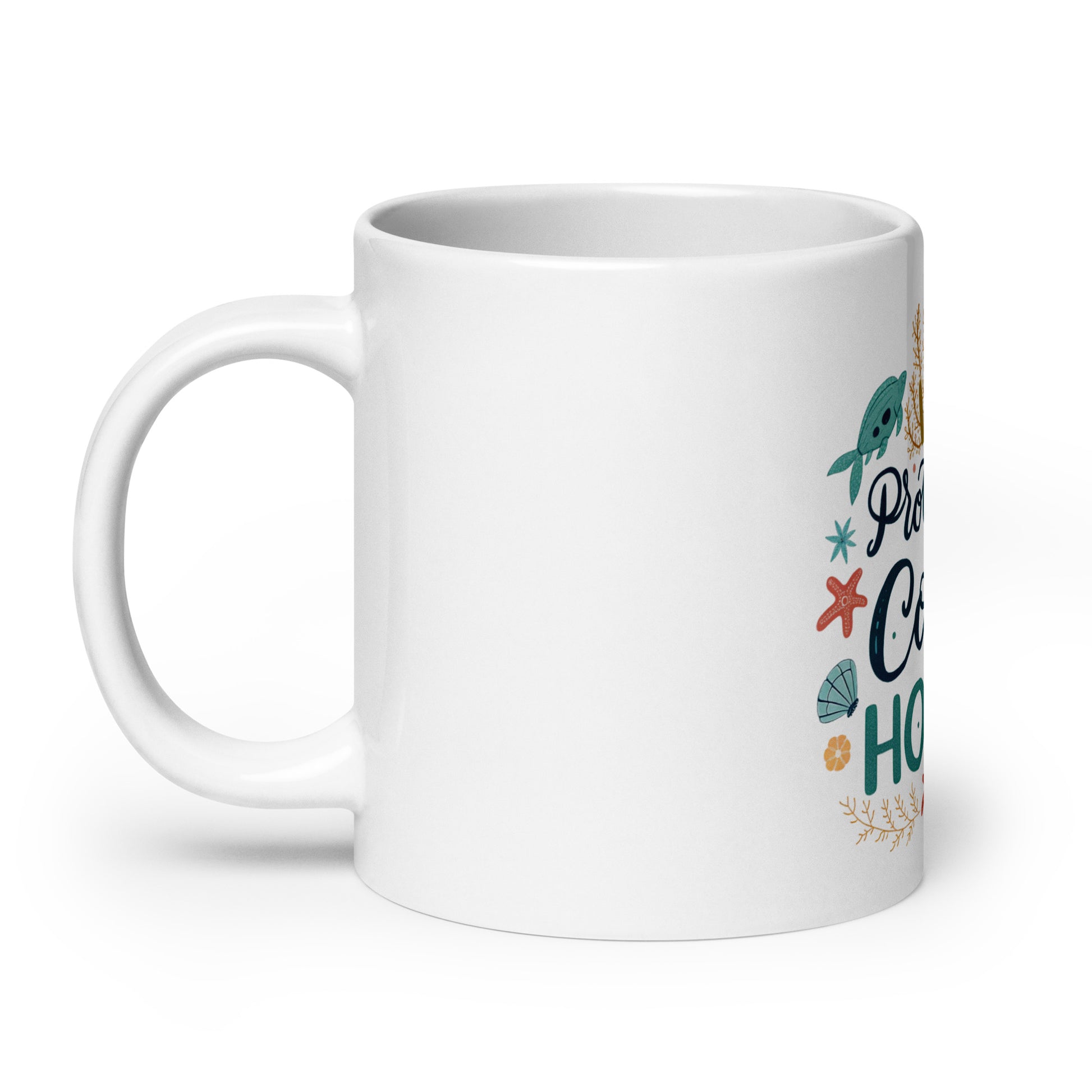 Protect Our Coral Home - Mug with print -RKM Inspiration - 23606495