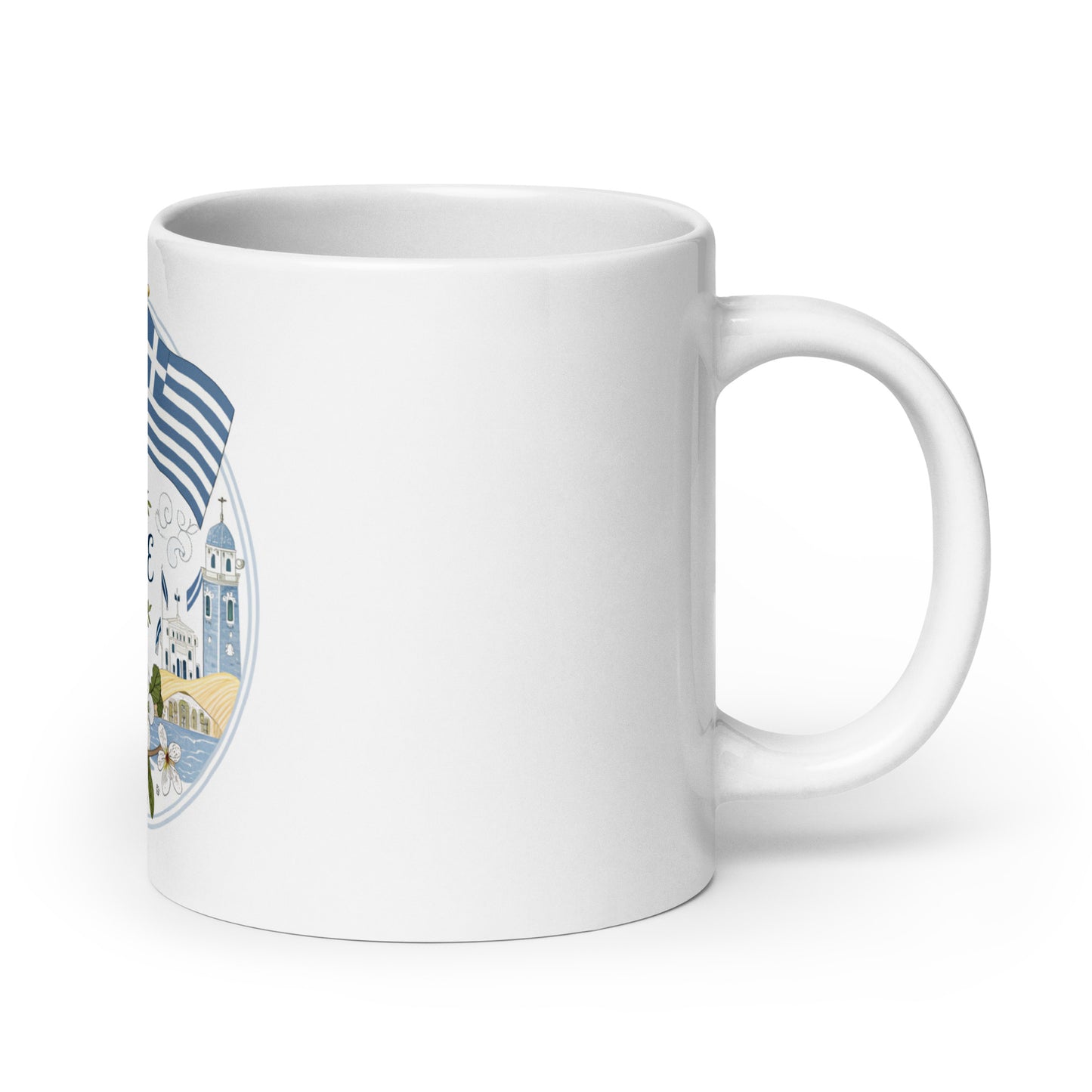 Greece Mug - Stunning Print Coffee Cup - Dishwasher Safe -RKM Inspiration - 72720902
