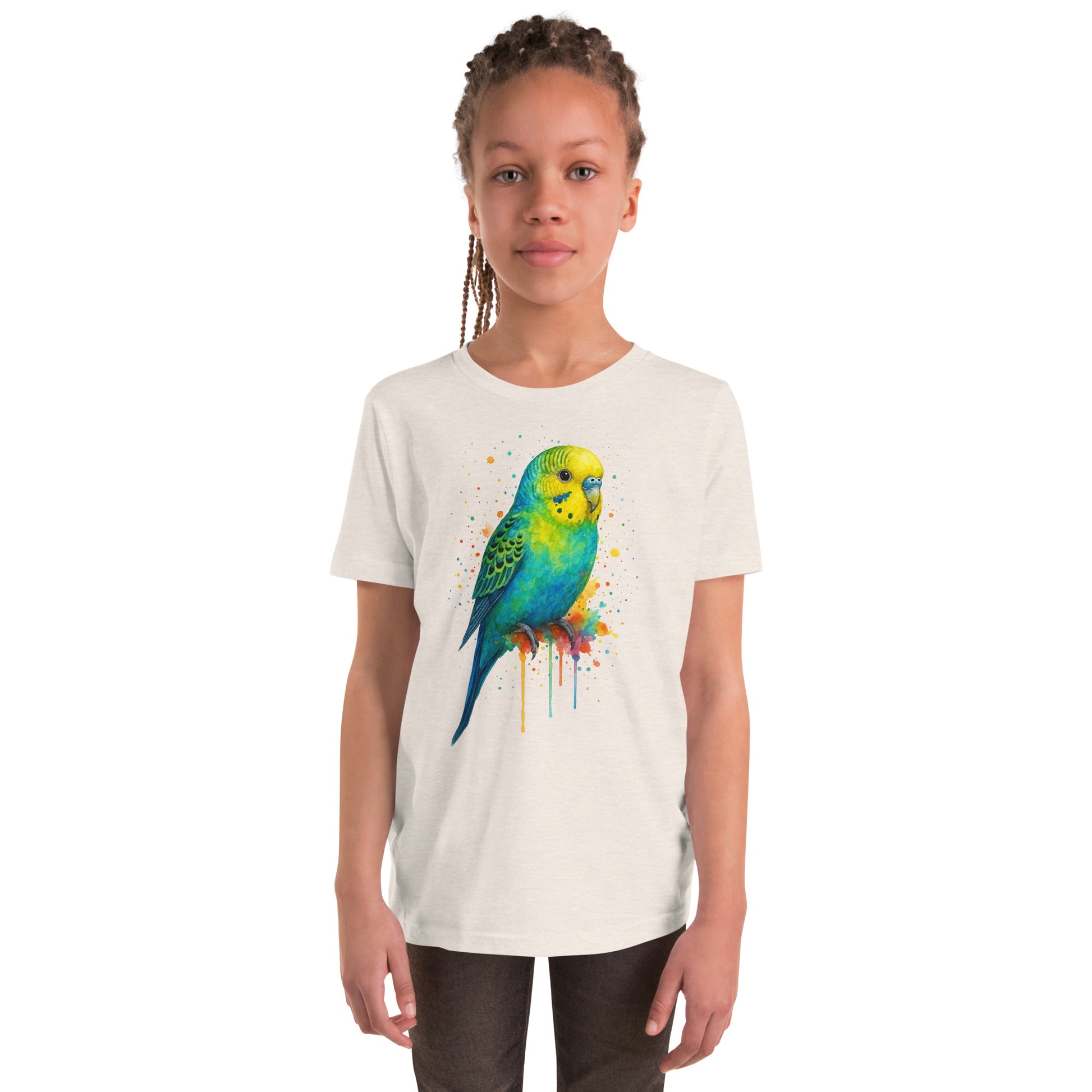 Budgie - Youth Short Sleeve T-Shirt - RKM Inspiration  - 49521805
