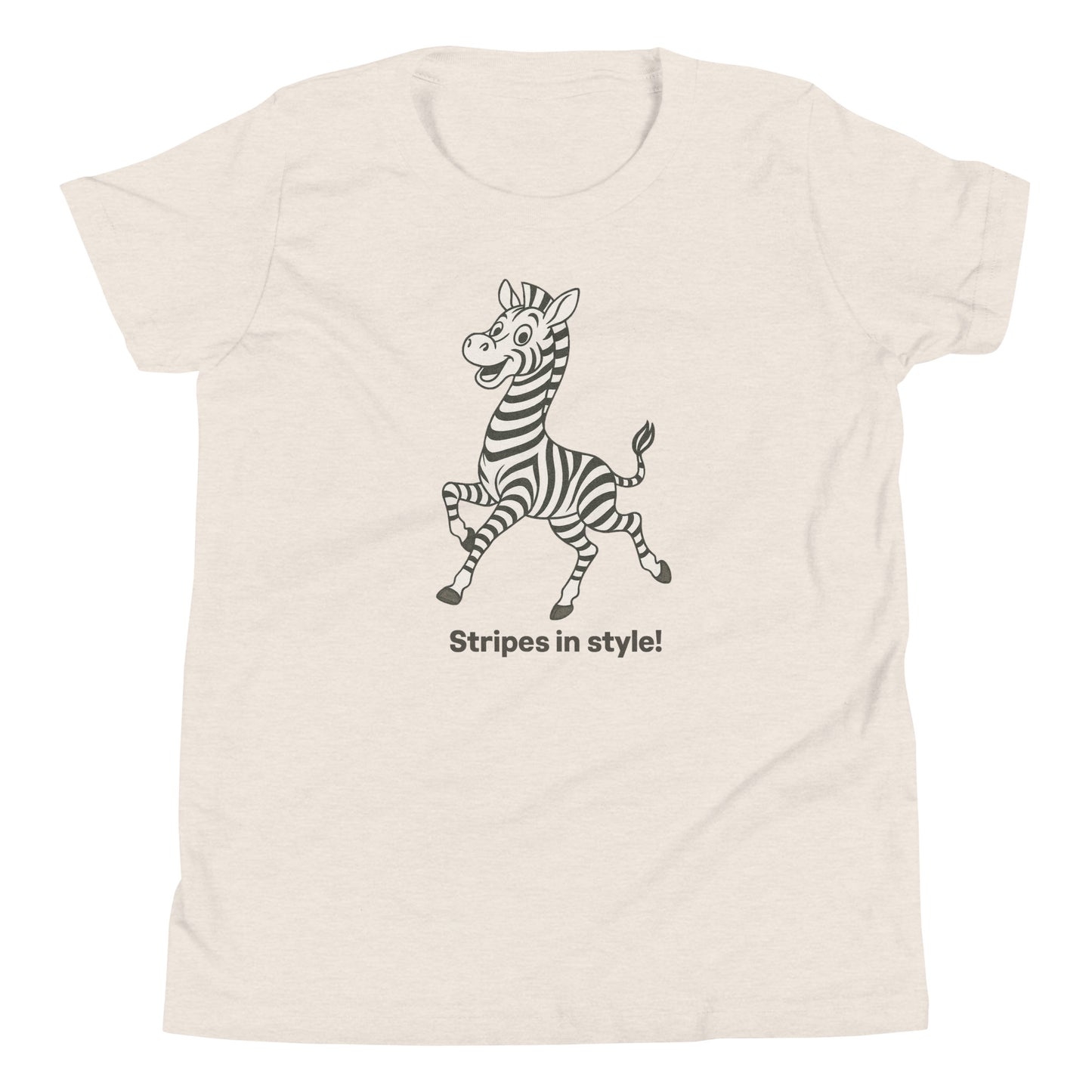 Zebra - Youth Short Sleeve T-Shirt - RKM Inspiration  - 50235592