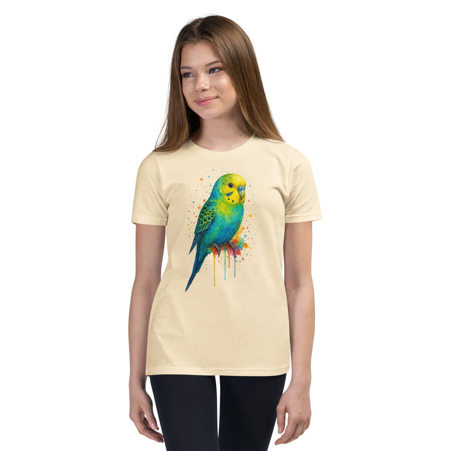 Budgie - Youth Short Sleeve T-Shirt - RKM Inspiration  - 34998137