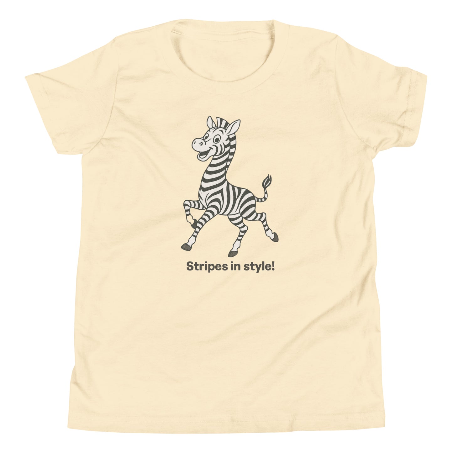 Zebra - Youth Short Sleeve T-Shirt - RKM Inspiration  - 98226176