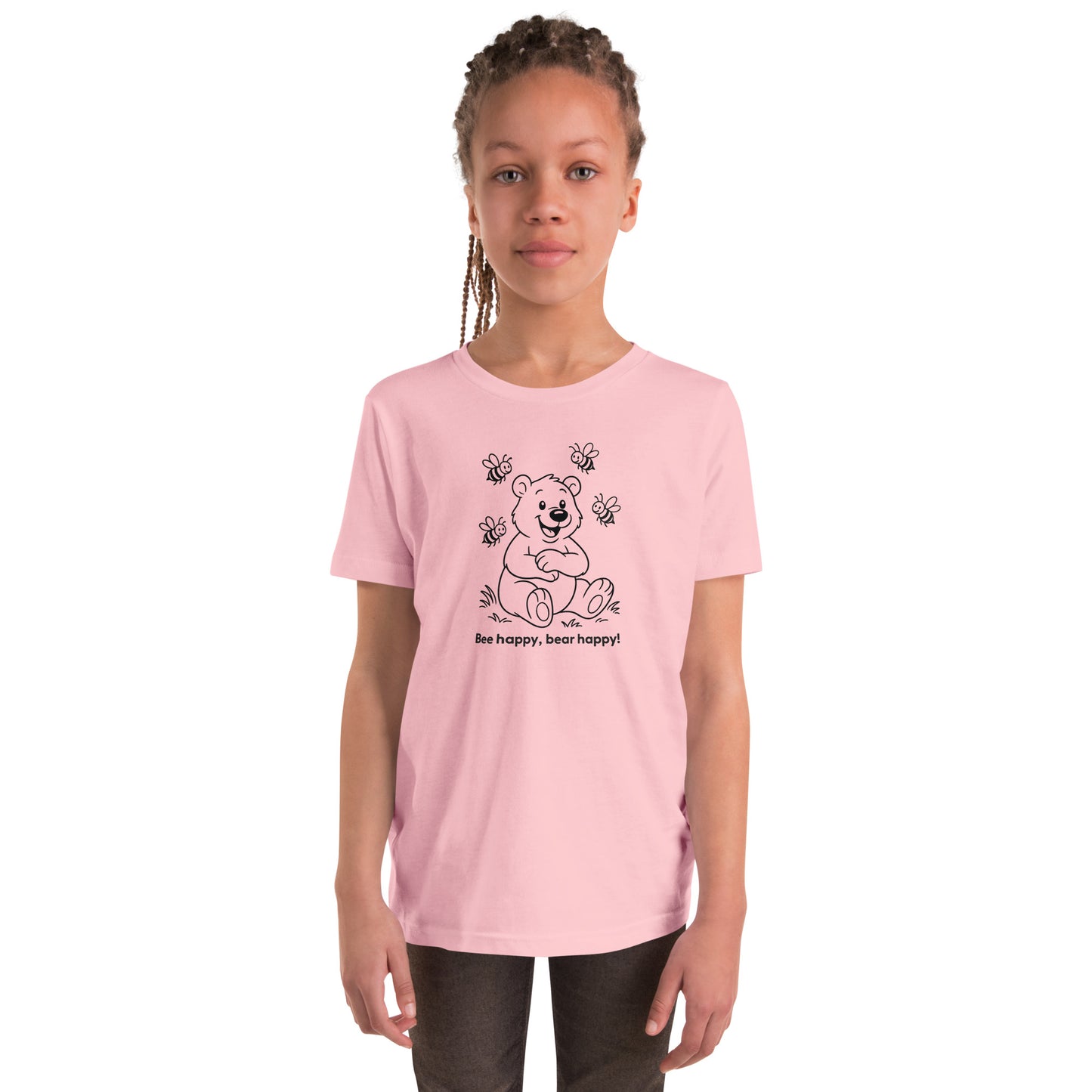 Bear - Youth Short Sleeve T-Shirt - RKM Inspiration  - 21795088
