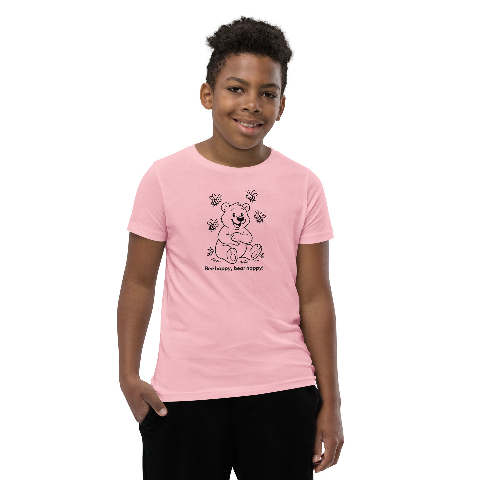 Bear - Youth Short Sleeve T-Shirt - RKM Inspiration  - 43023613