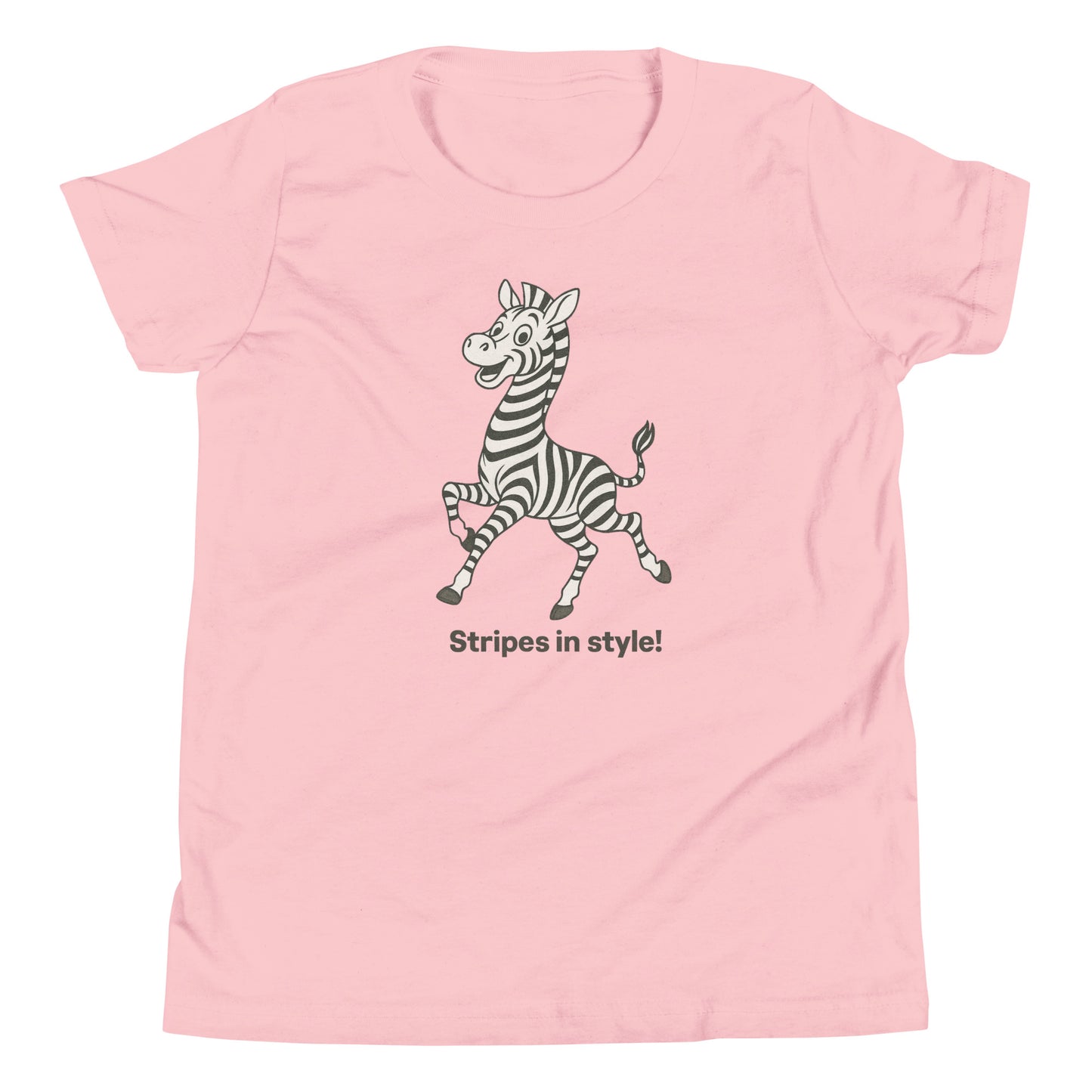 Zebra - Youth Short Sleeve T-Shirt - RKM Inspiration  - 61294852