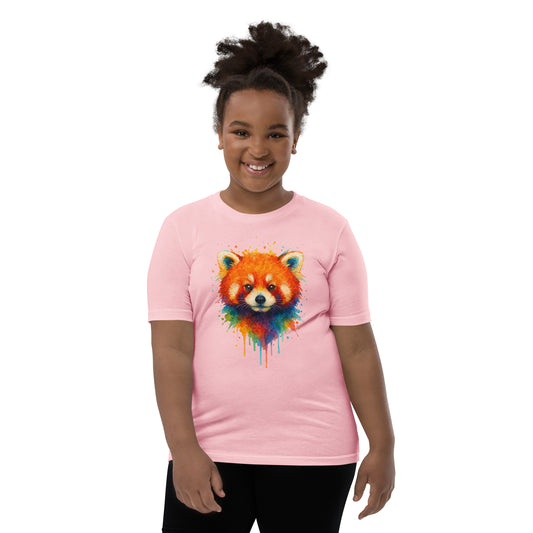 Red Panda - Youth Short Sleeve T-Shirt - RKM Inspiration  - 13788627