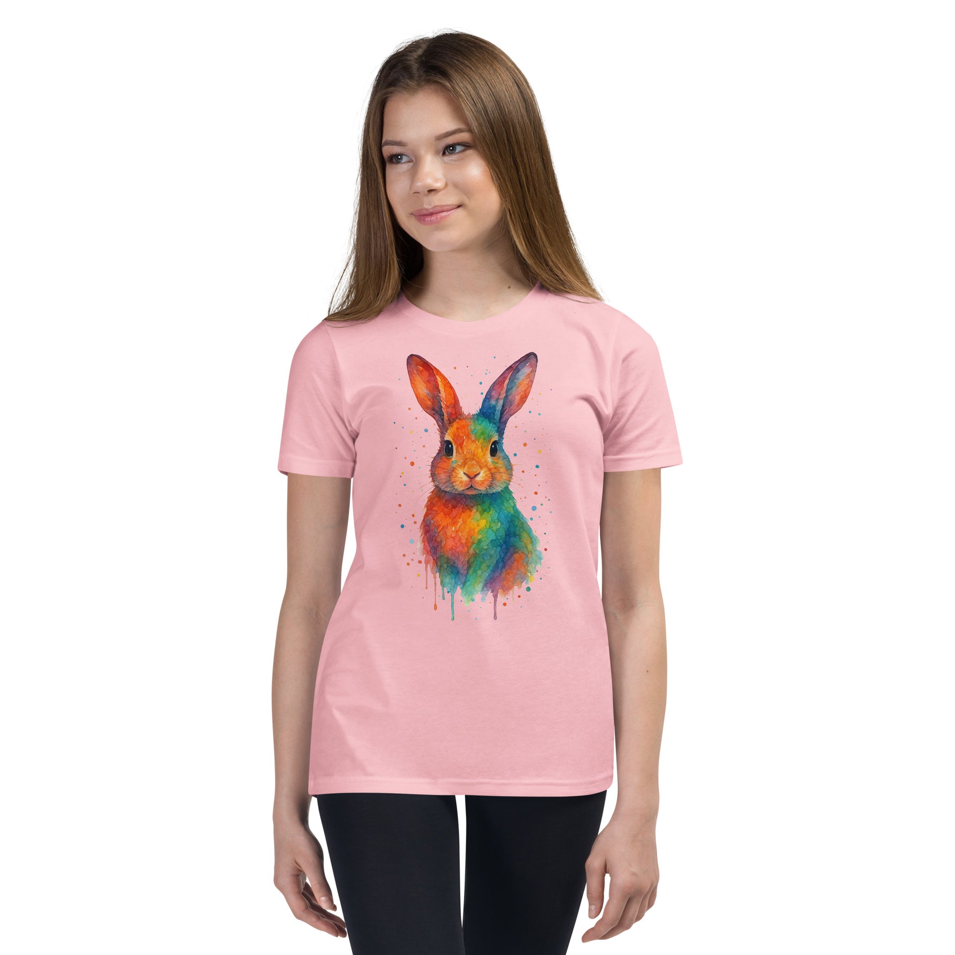 Rabbit - Youth Short Sleeve T-Shirt - RKM Inspiration  - 48907503